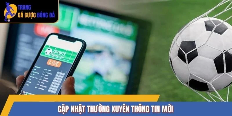 Cập nhật thường xuyên thông tin mới
