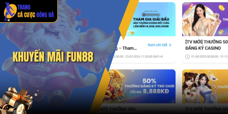 khuyến mãi FUN88